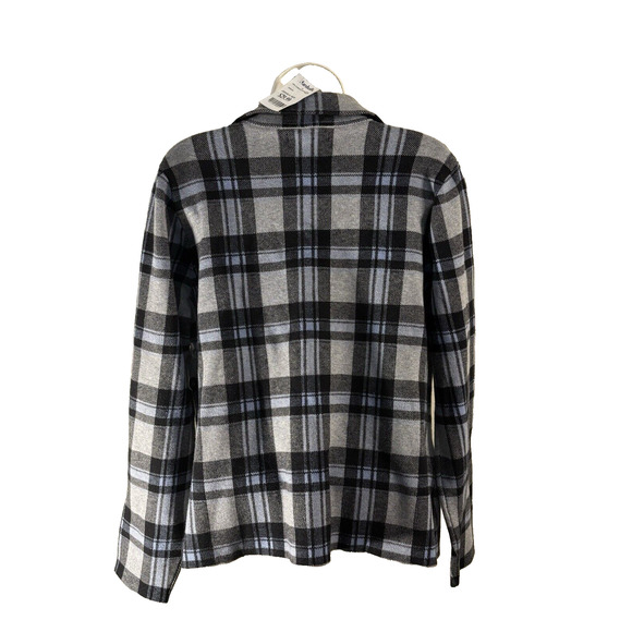 Tahari Blazer Women’s Size XL Multicolor Plaid Long Sleeves Pockets NWT - Picture 6 of 9